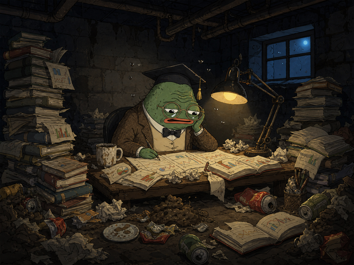 WORKING ON THE NEXT 100X meme artwork